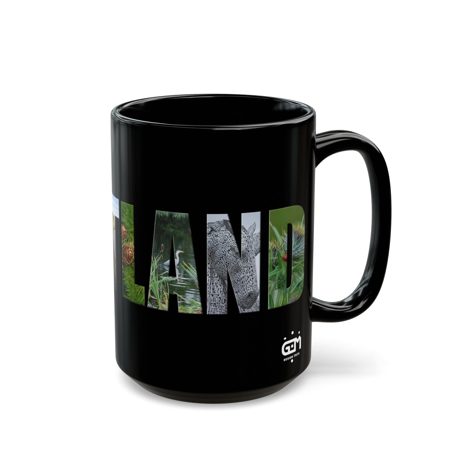 Scotland Photo Mug, Coffee Cup, Tea Cup, Scottish Art, Scottish Landmarks, Scottish Nature, Black