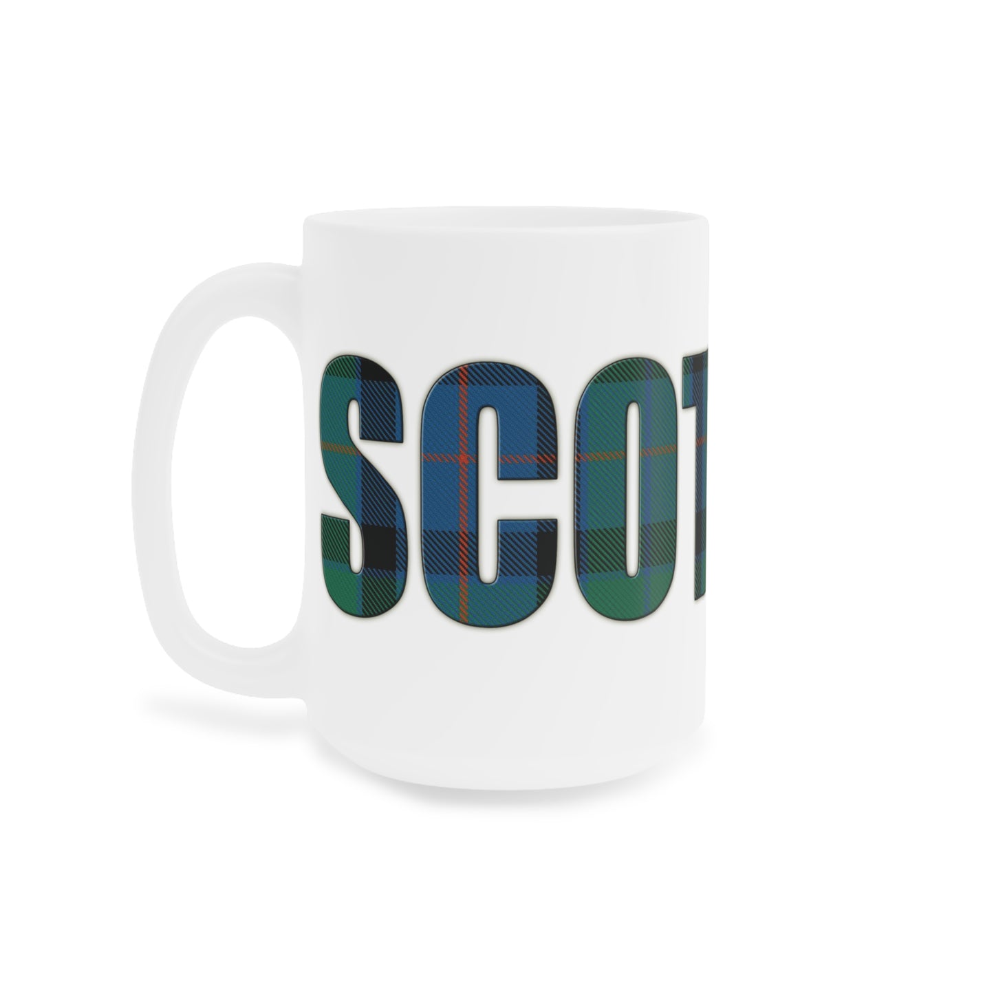 Scotland Tartan Mug - Flower of Scotland Tartan, Various Sizes