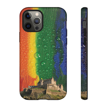 Edinburgh Castle Pride Phone Case - Rain, Various