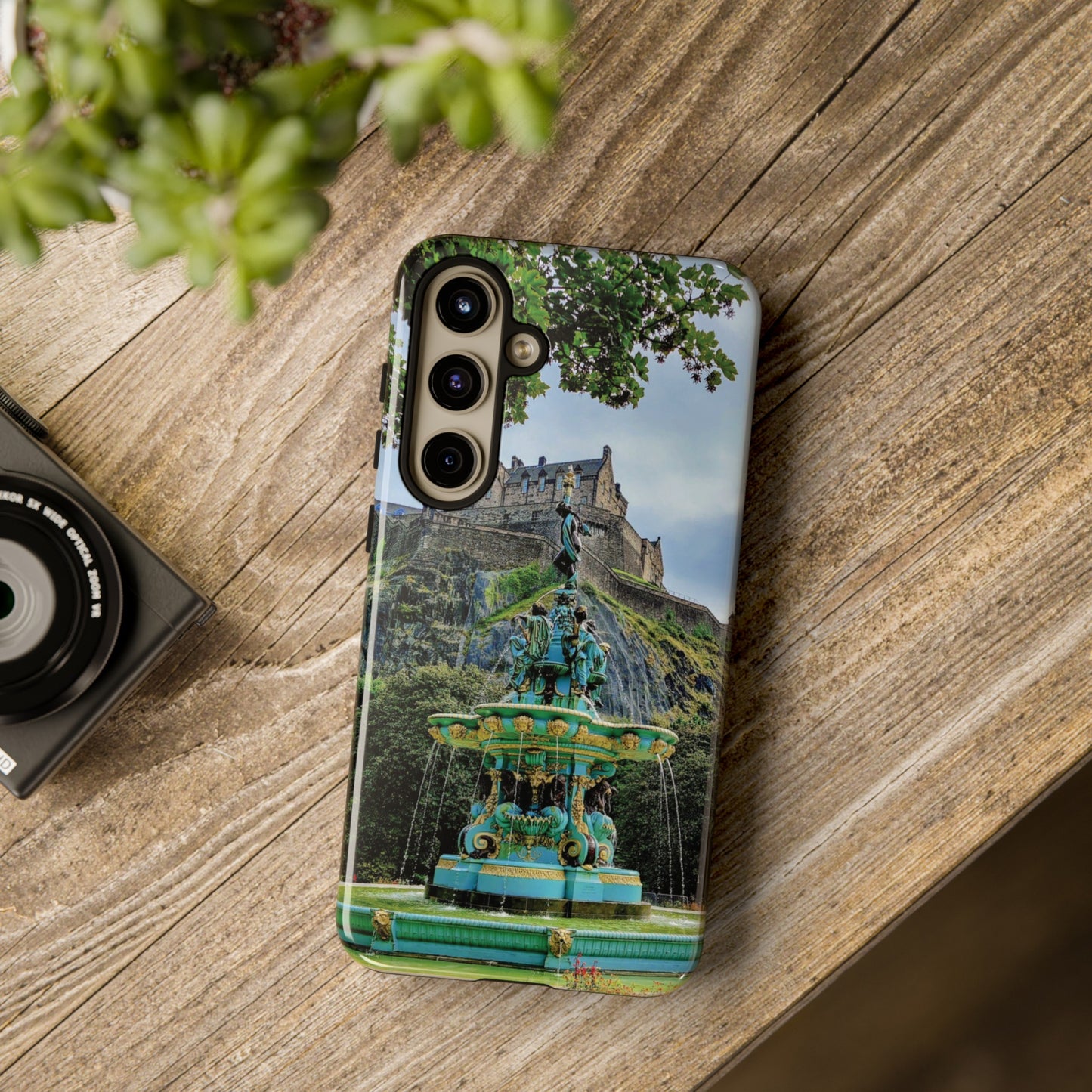 Ross Fountain & Edinburgh Castle Photo Phone Case, Scotland, Various