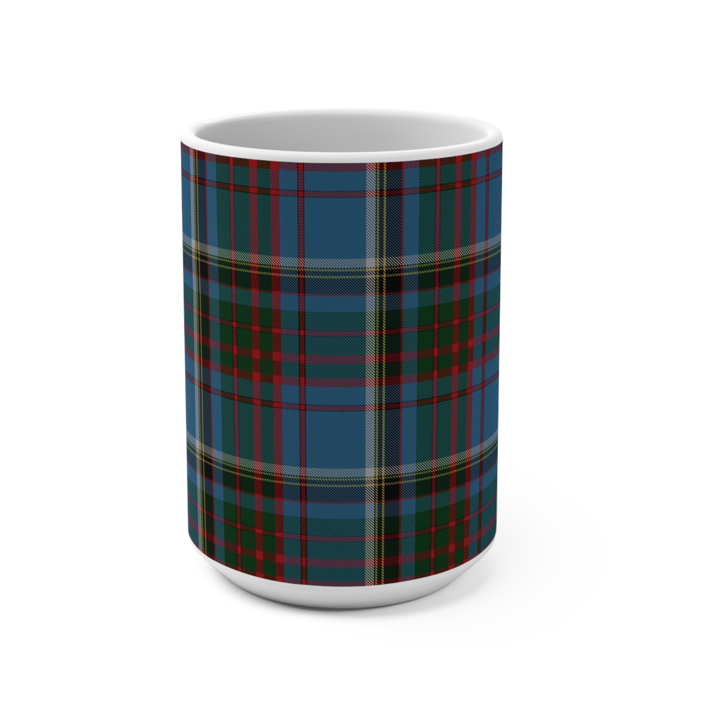 Scottish Tartan Mug 15oz, Anderson Old Tartan