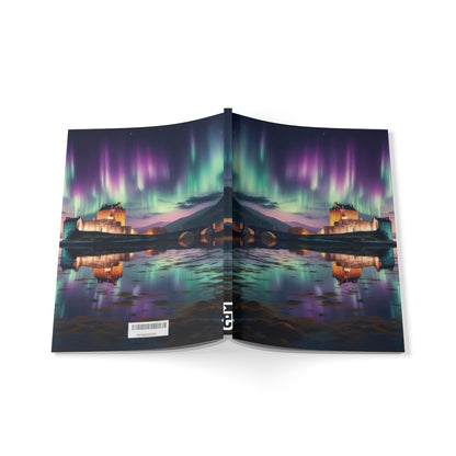 Eilean Donan Castle Northern Lights, Scotland A5 Notebook