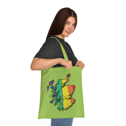 Scotland Pride Road Map Cotton Tote Bag