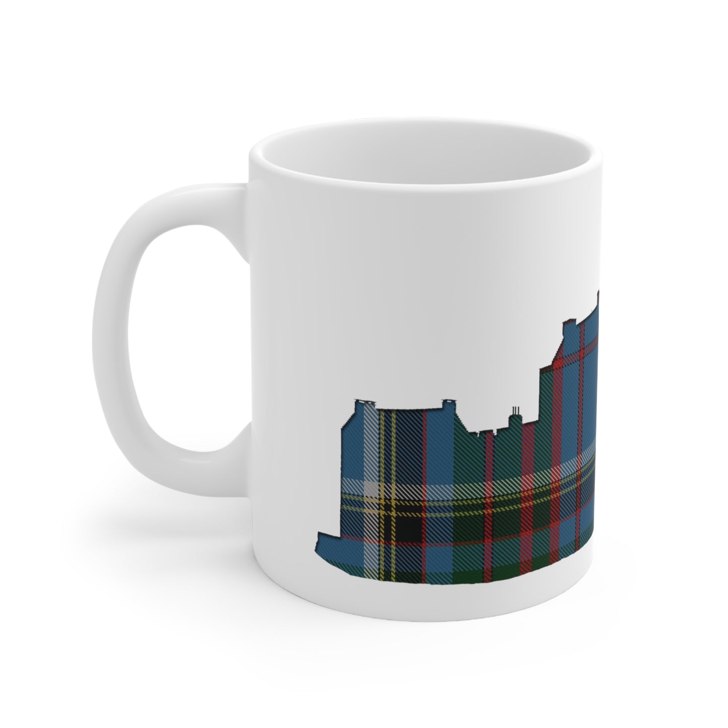 Tartan Eileen Donan Castle - Anderson Old Mug, White