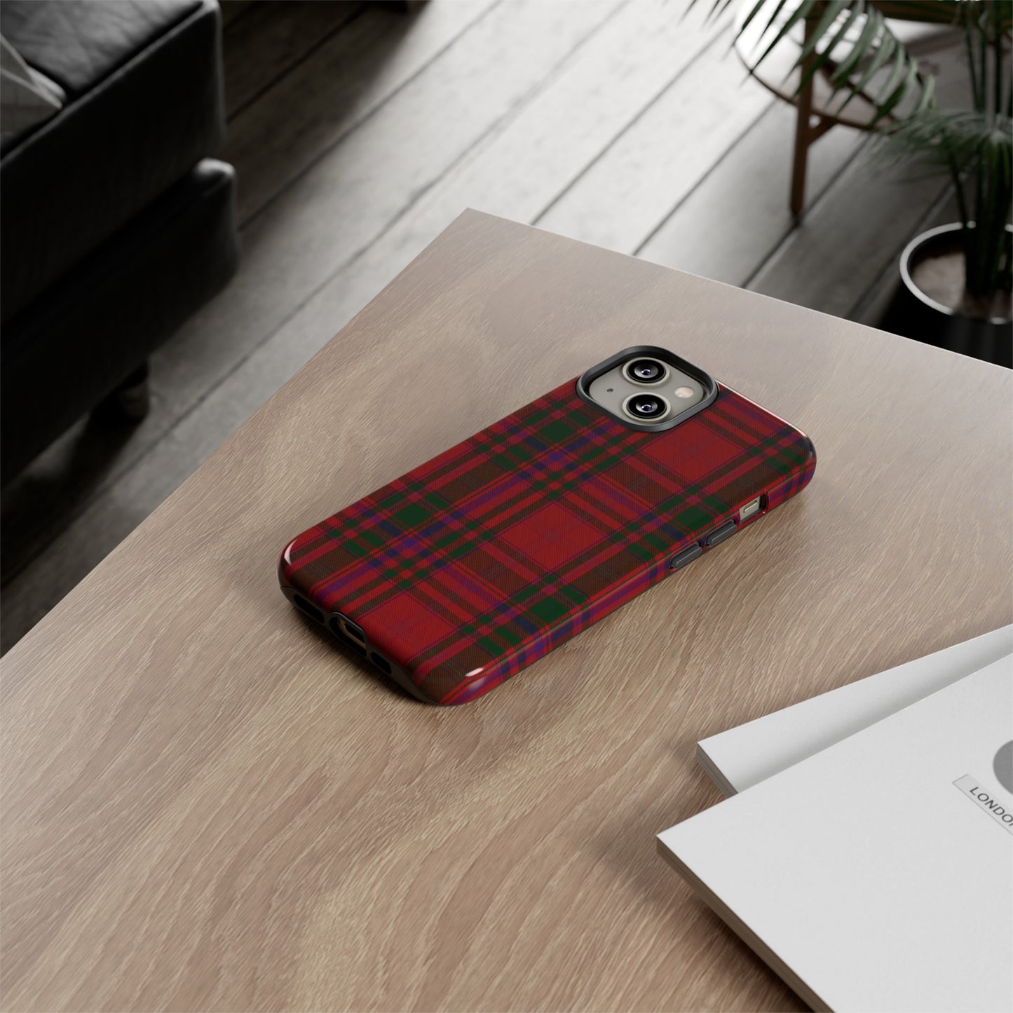 Étui de téléphone à motif tartan écossais - MacDougall, Divers