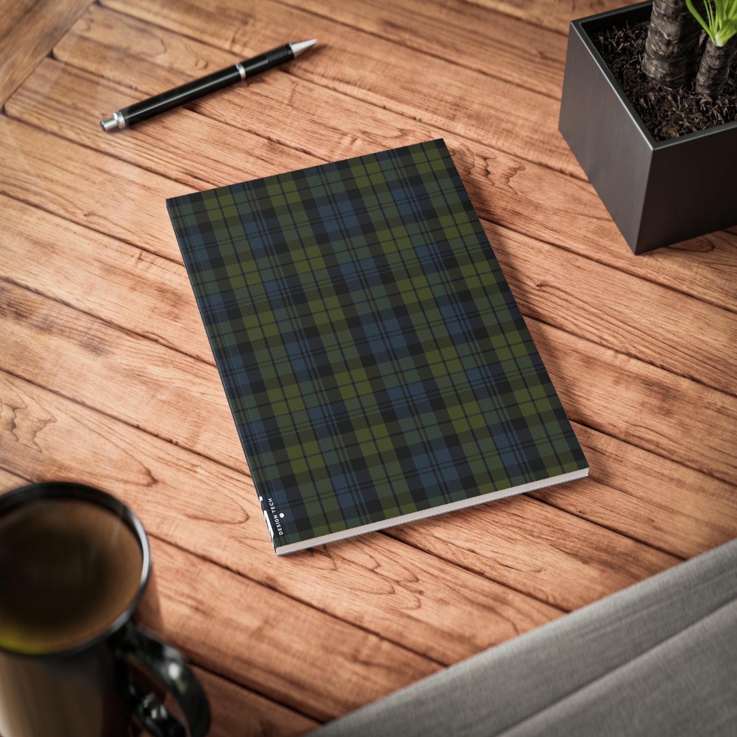 Scottish Tartan Softcover A5 Notebook - Campbell