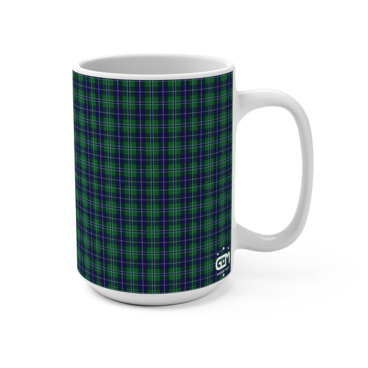 Scottish Tartan Mug 15oz, Douglas Tartan