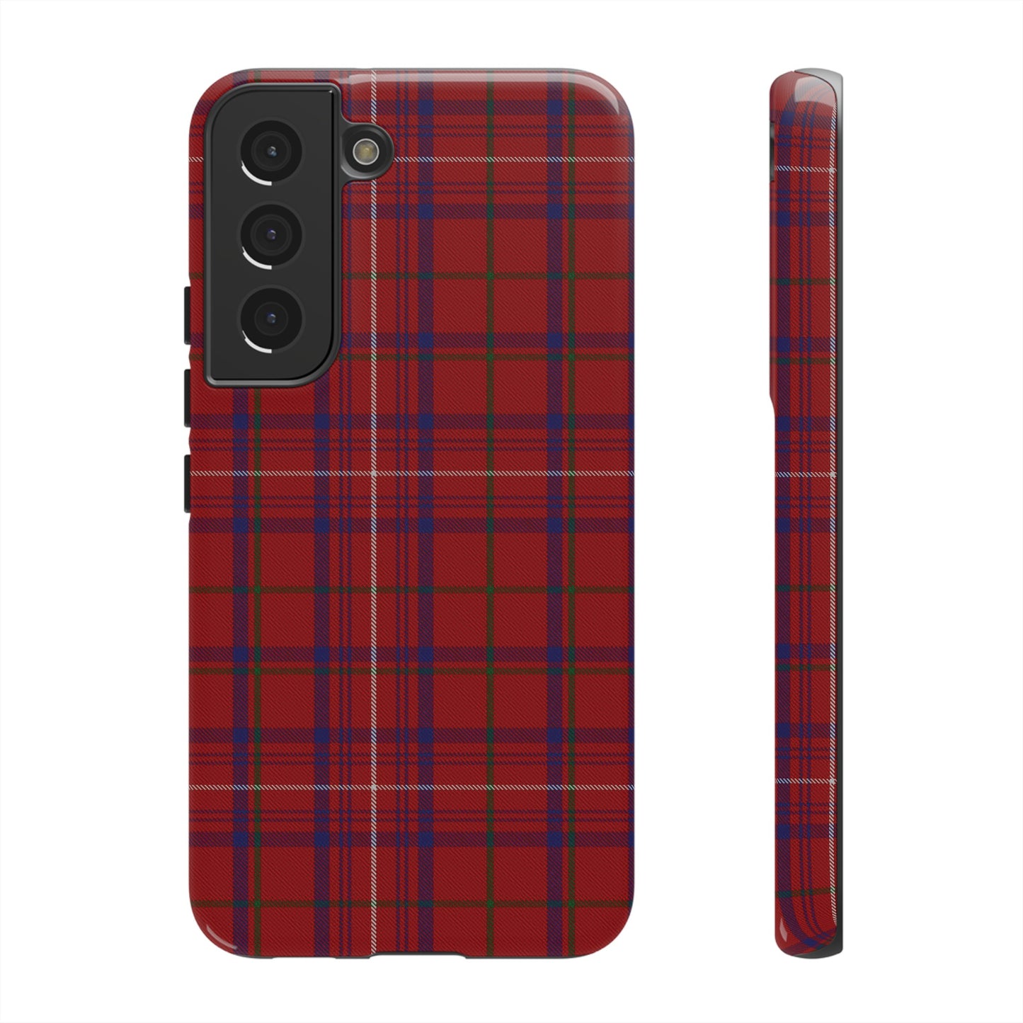 Scottish Tartan Phone Case - Rose, Various