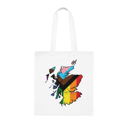 Scotland Pride Progress Map Cotton Tote Bag