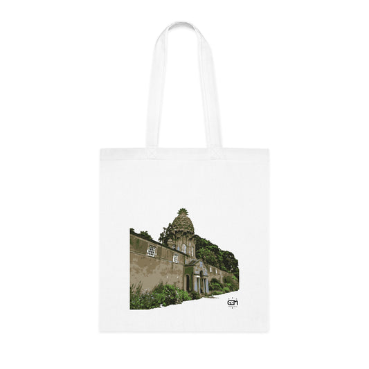 Dunmore Pineapple Art Cotton Tote Bag, Scotland