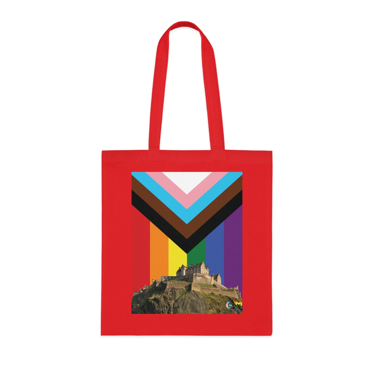 Edinburgh Castle Pride Progress Sky Cotton Tote Bag