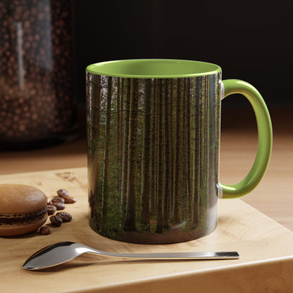Tasses décoratives Écosse en gros plan - Scènes variées (vert clair)