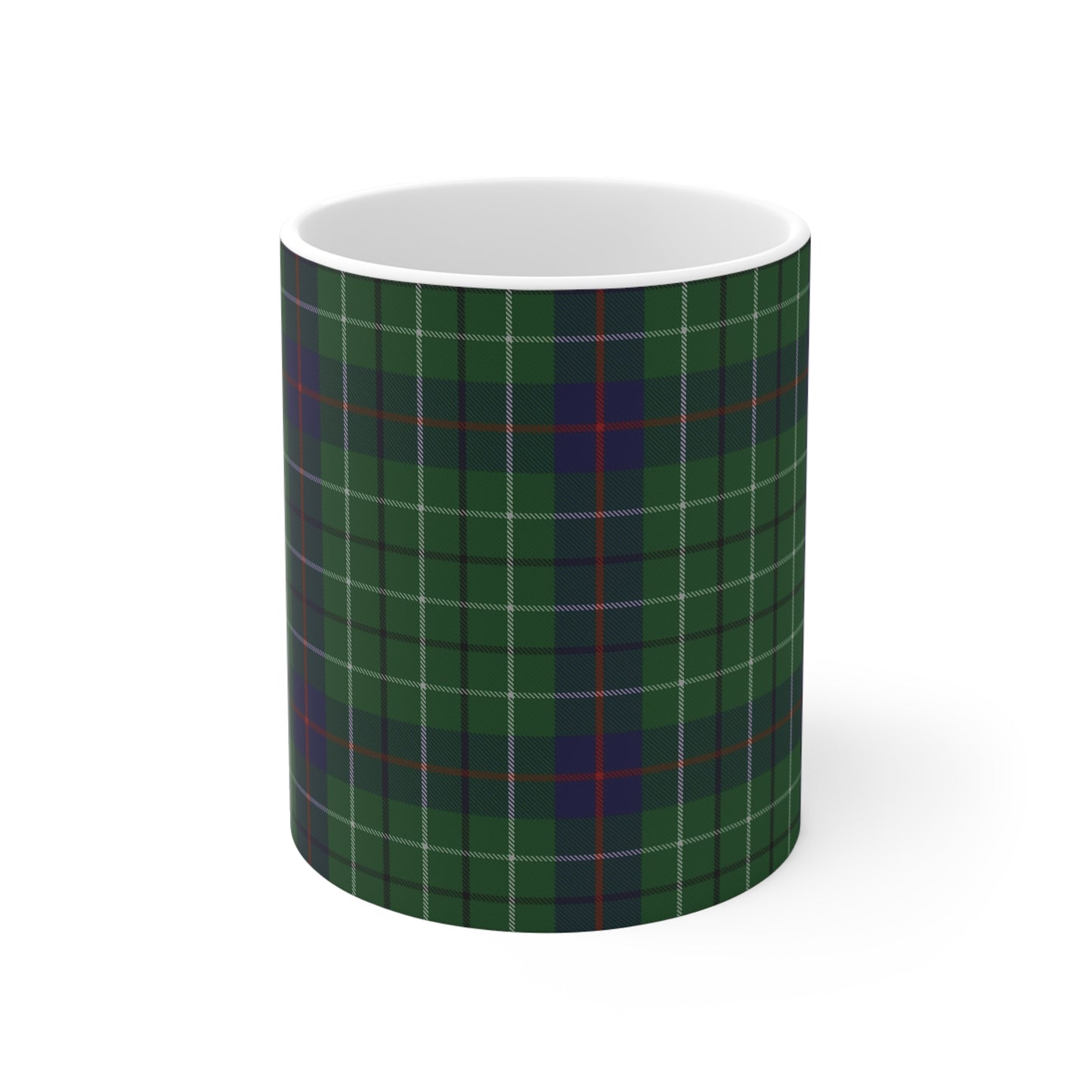 Scottish Tartan Mug 11oz, Duncan Tartan