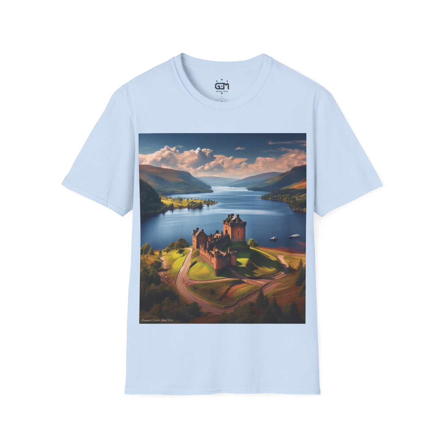 Urquhart Castle - Loch Ness Softstyle T-Shirt, Unisex Tee, Scottish Landmarks, Various Colours