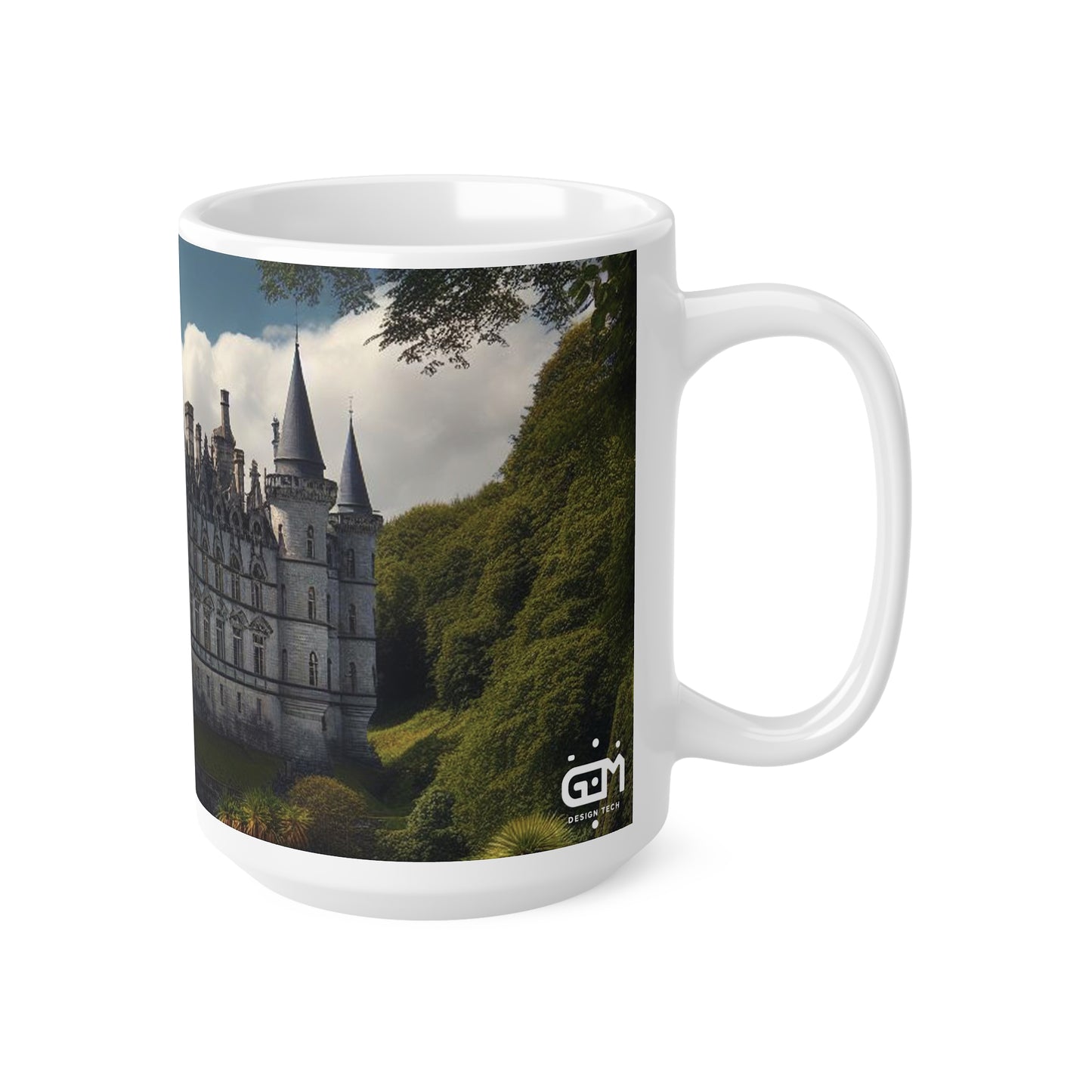 Dunrobin Castle Mug - Sutherland, Coffee Cup, Tea Cup, Scotland, White