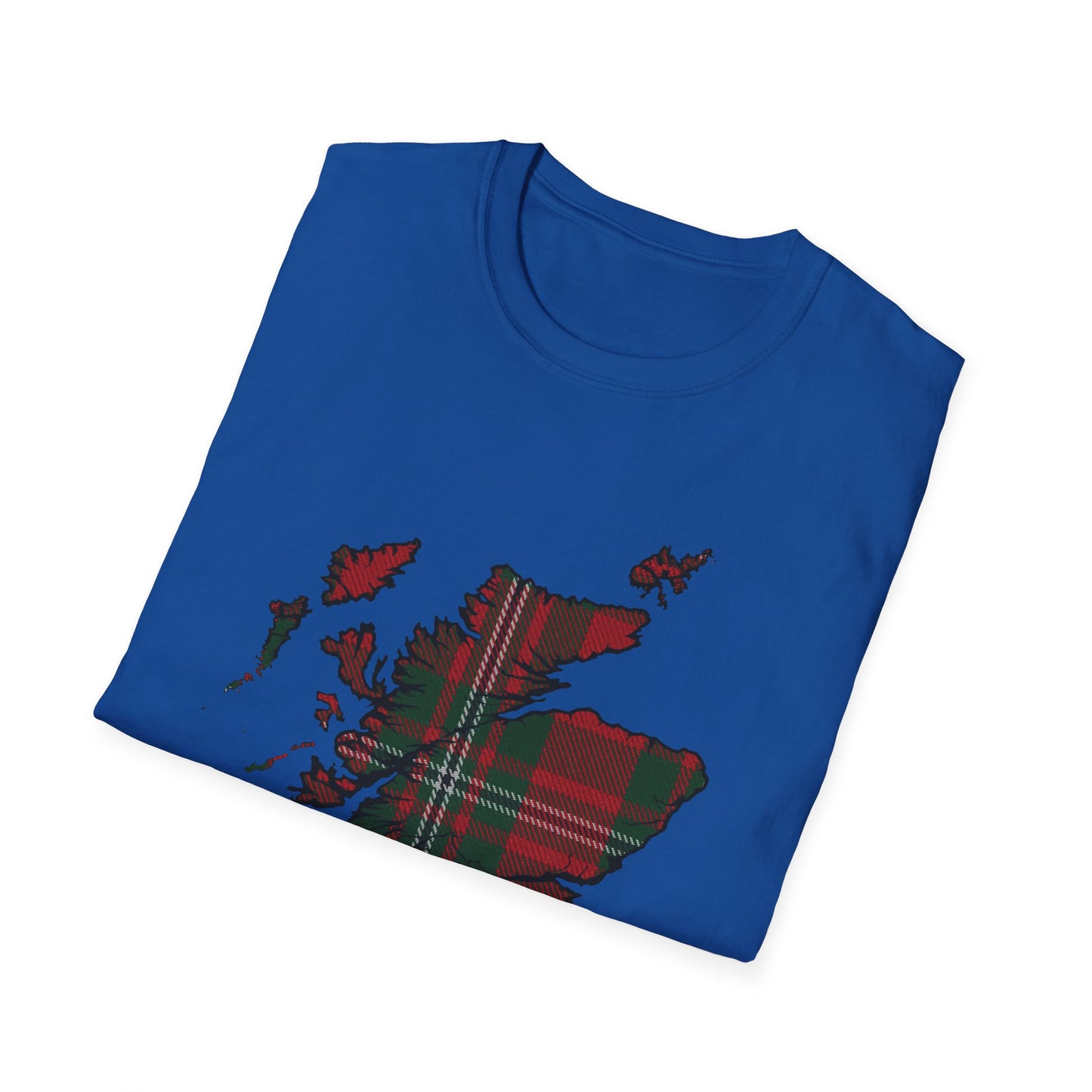 Tartan Ecosse Carte Softstyle T-Shirt Unisexe - MacGregor Tartan Tee