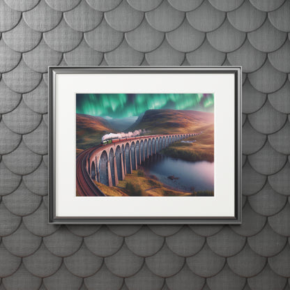 Glenfinnan Viaduct Fine Art Print, Scotland Art, Paper Frame, Various Sizes, Horizontal