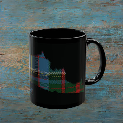 Tartan Edinburgh Castle - Anderson Old Mug, Black