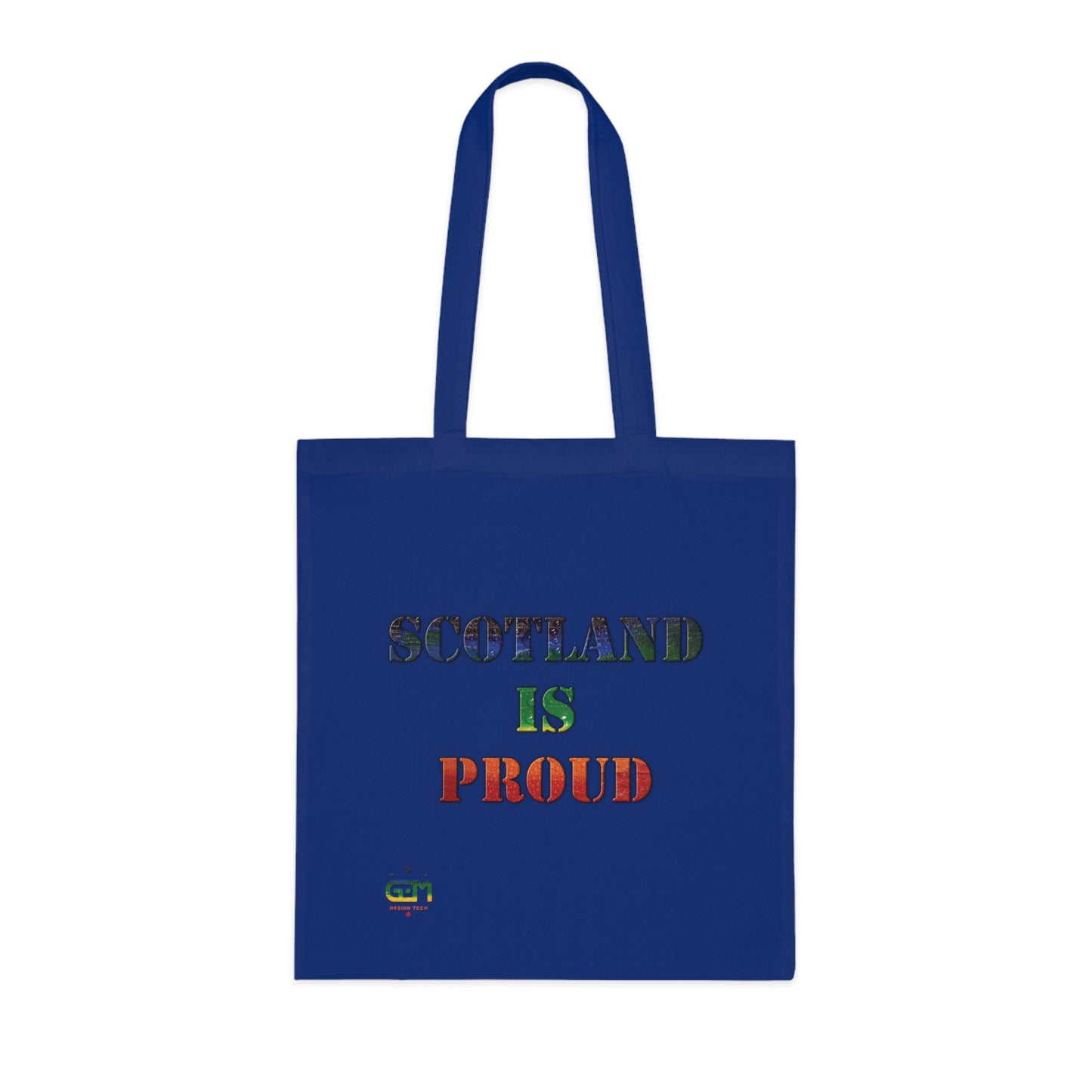 Scotland Pride Rain Map Cotton Tote Bag