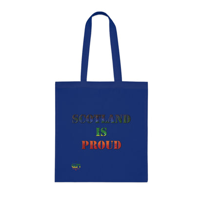 Scotland Pride Rain Map Cotton Tote Bag