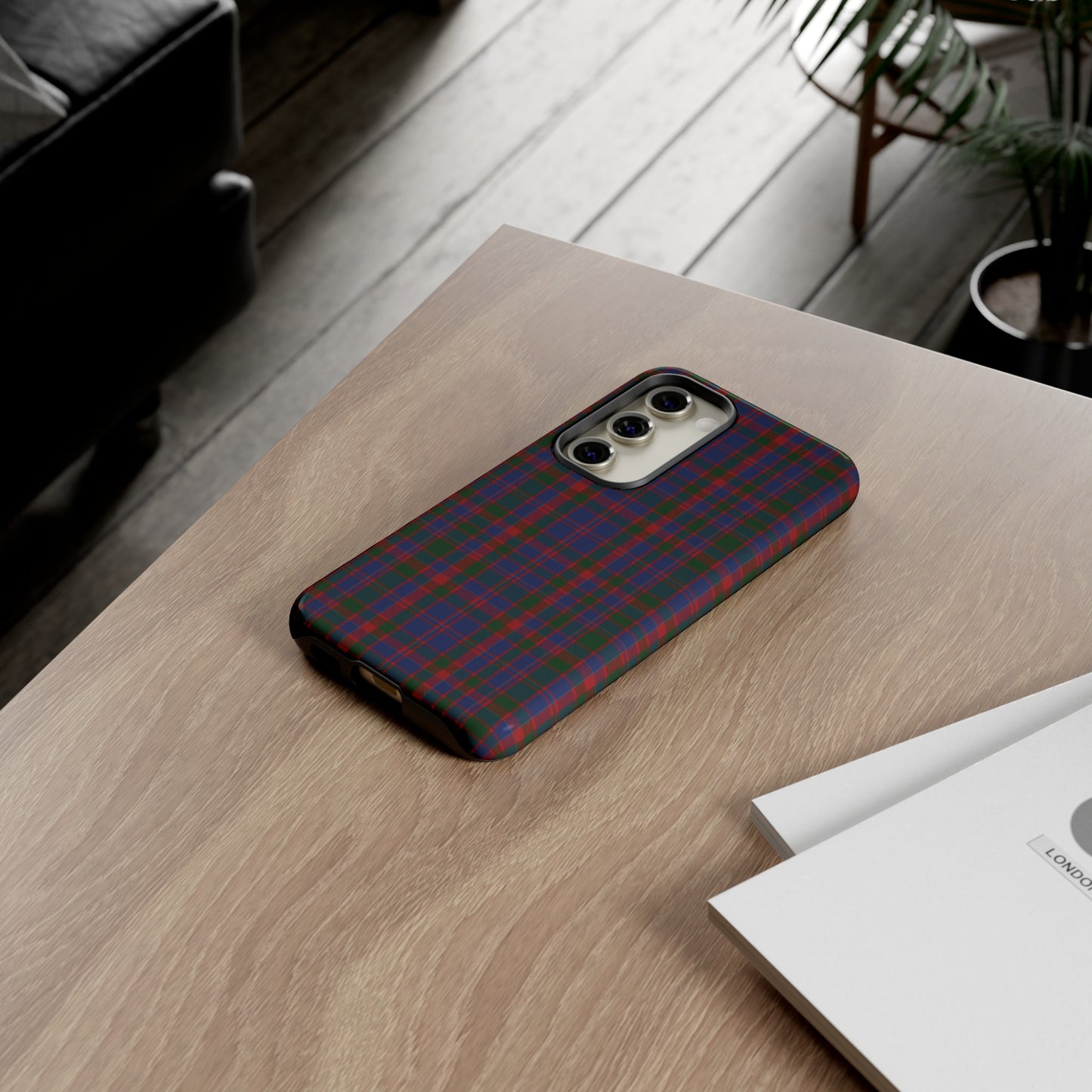 Étui de téléphone à motif tartan écossais - Cumming, Divers