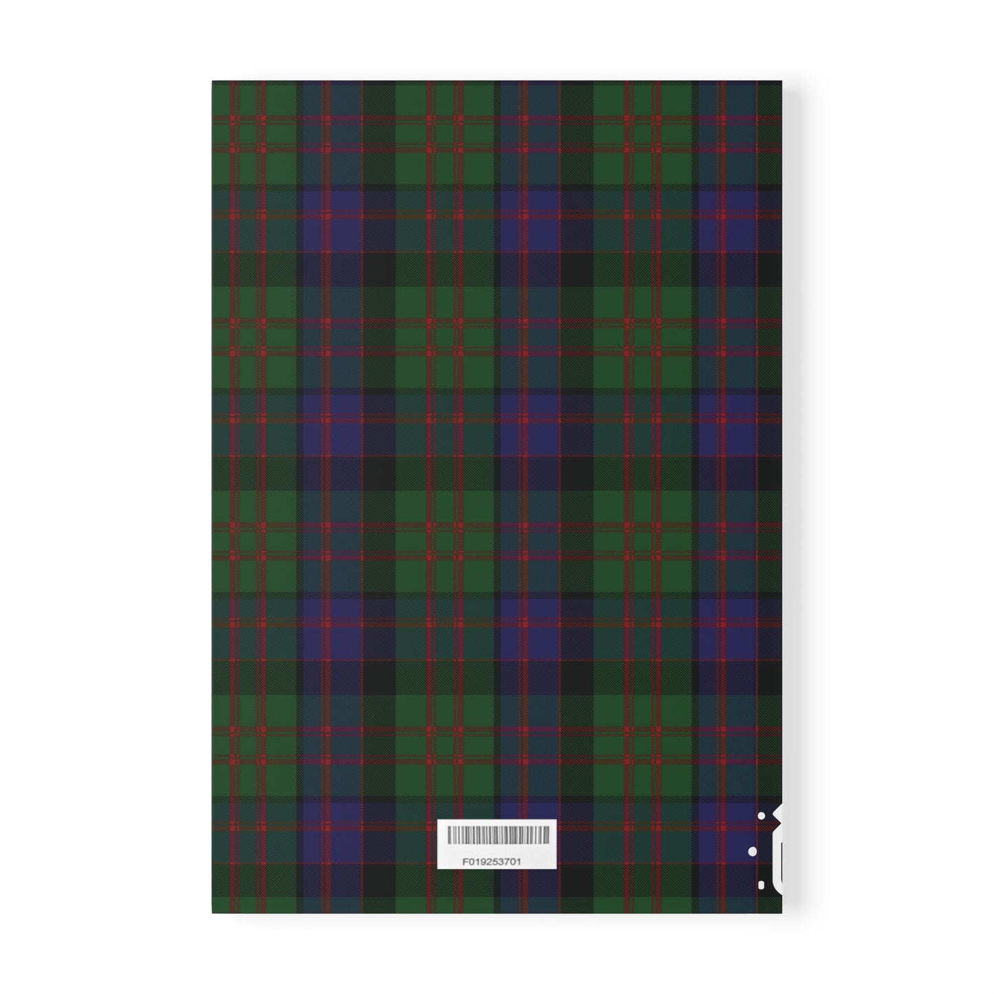 Scottish Tartan Softcover A5 Notebook - MacDonald