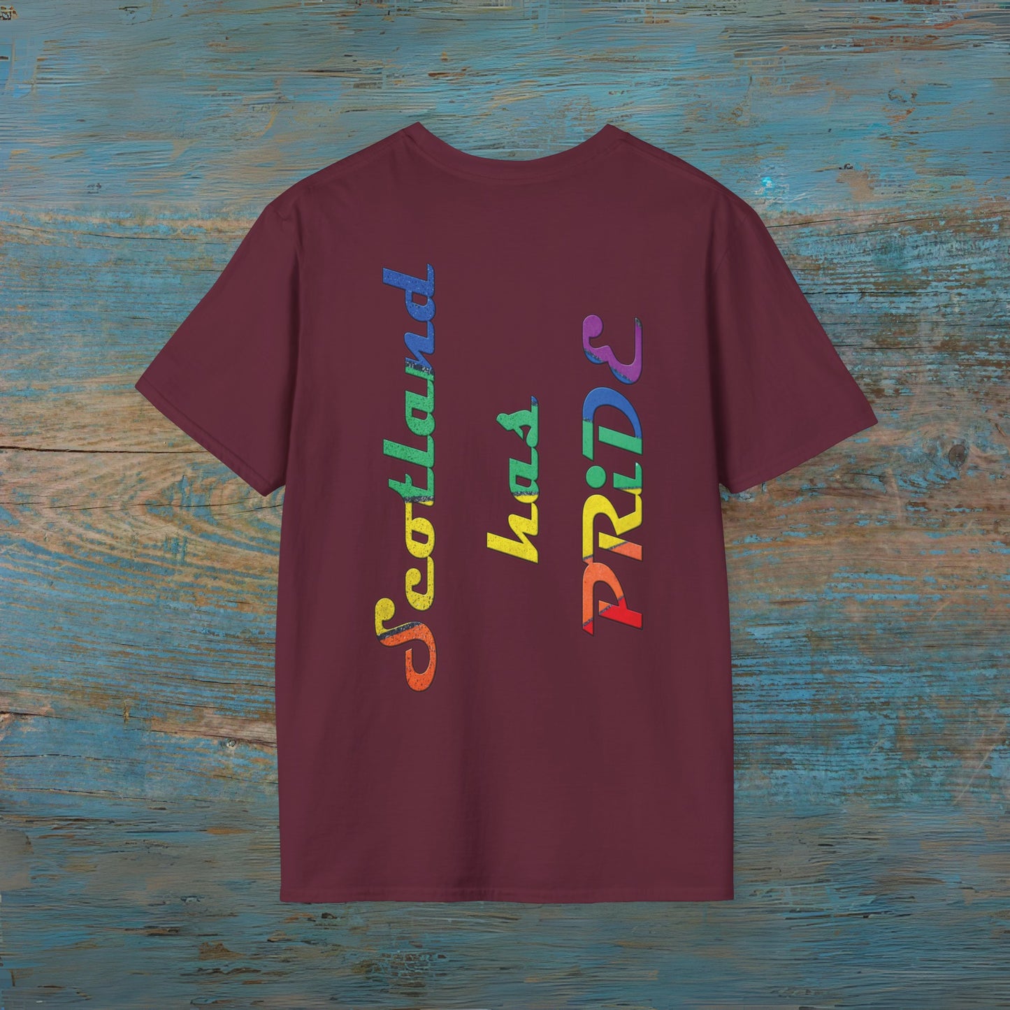 Scotland has PRiDE Road Clan Regions Map Unisex T-Shirt, Various Colours