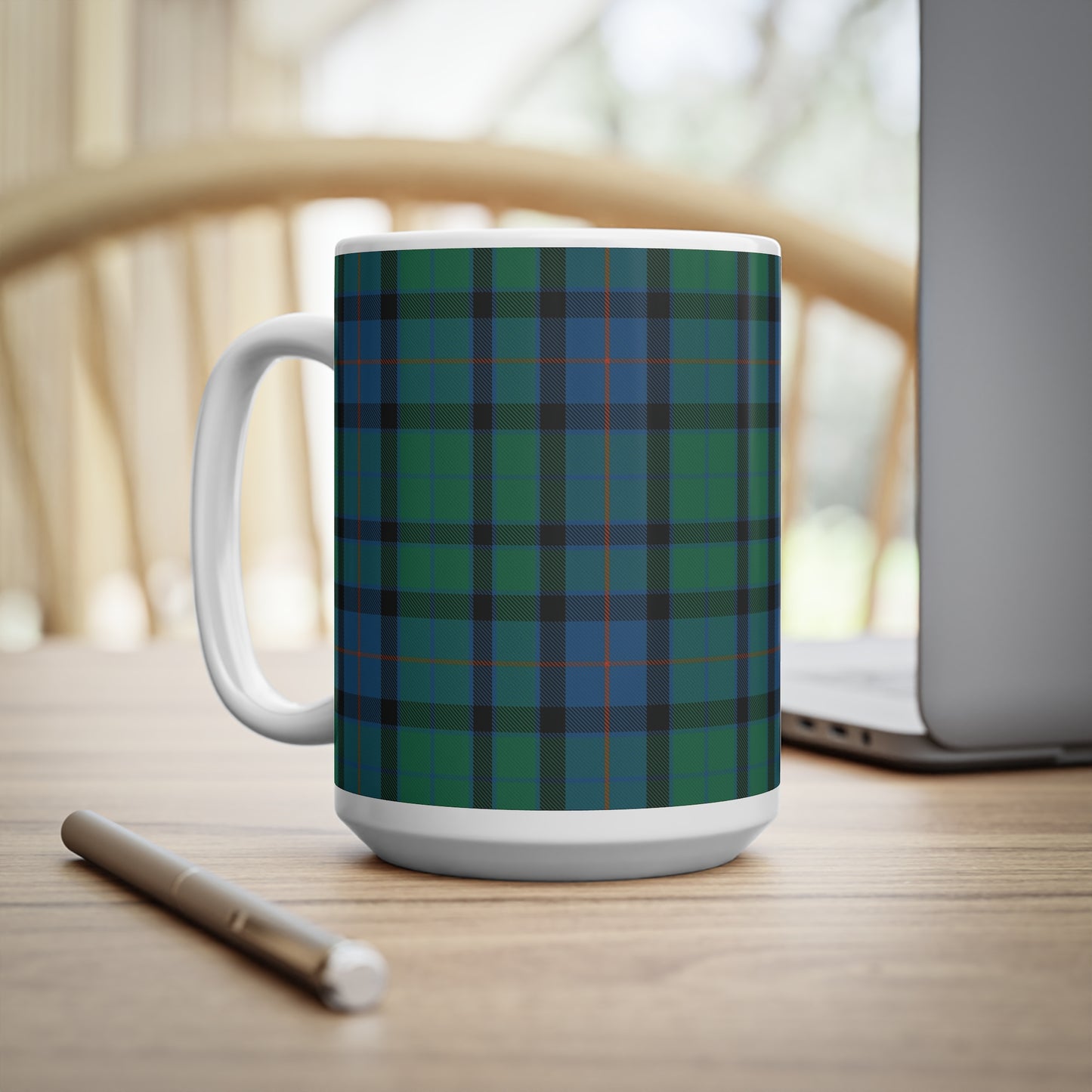 Flower of Scotland Tartan Mug, Scotland