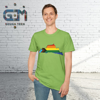 Edinburgh Castle Pride Progress Art Unisex T-Shirt