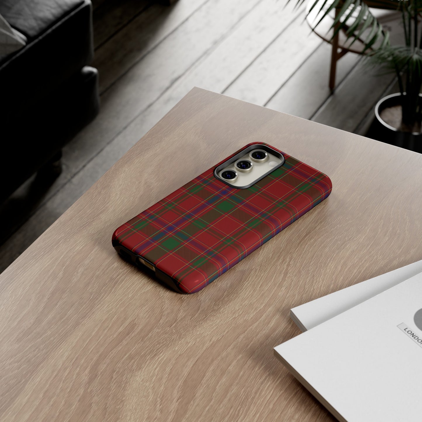 Étui de téléphone à motif tartan écossais - Munro, divers