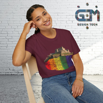 Edinburgh Castle on the Pride Rock Photo Unisex T-Shirt