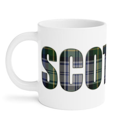 Scotland Tartan Mug - Gordon Dress Tartan, Various Sizes