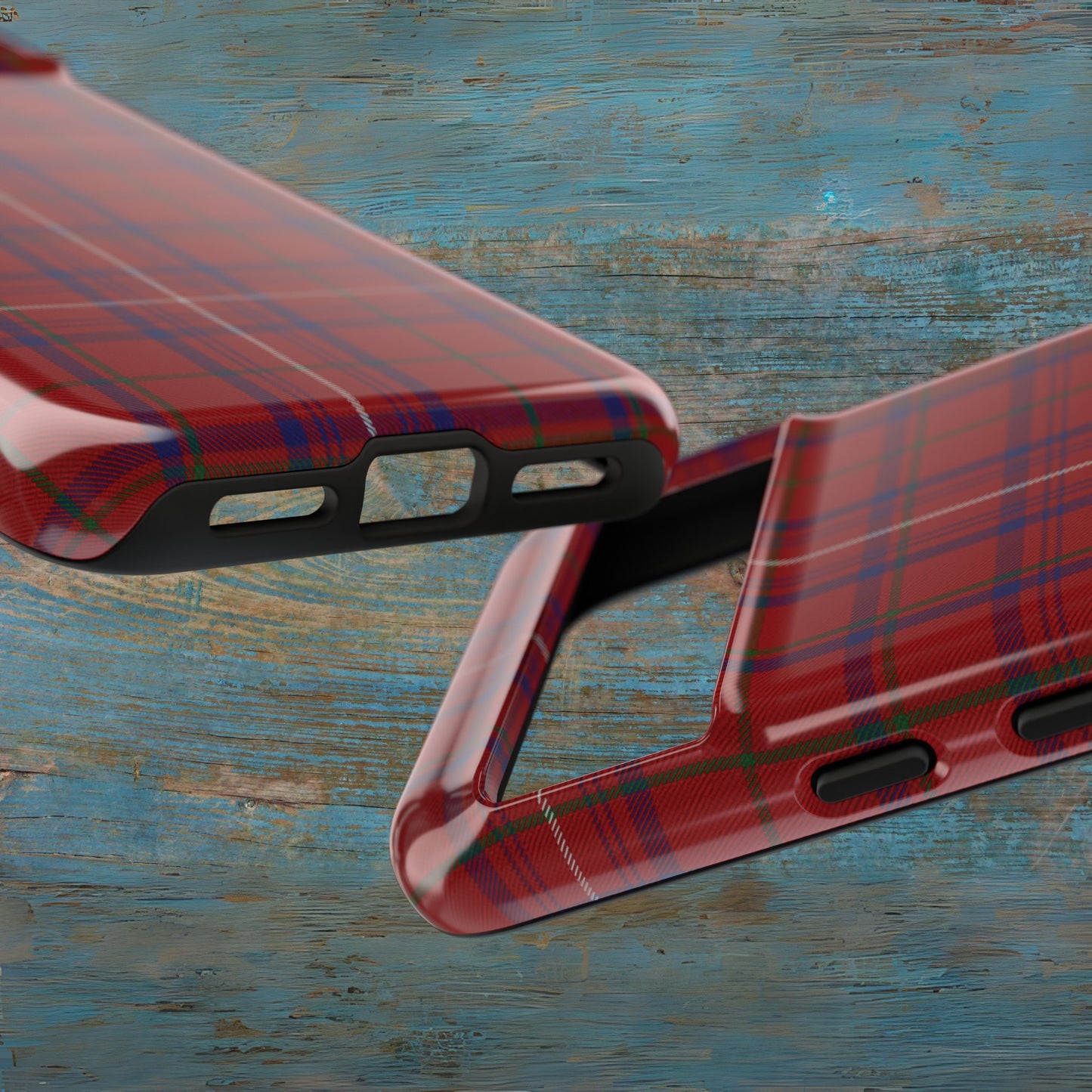 Scottish Tartan Phone Case - Rose, Various