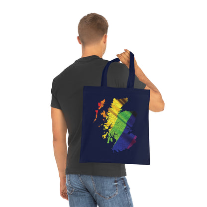 Scotland Pride Flag Clan Map Cotton Tote Bag