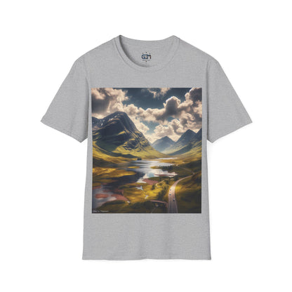 Glen Coe - Highlands Softstyle T-Shirt, Unisex Tee, Scottish Landmarks, Various Colours