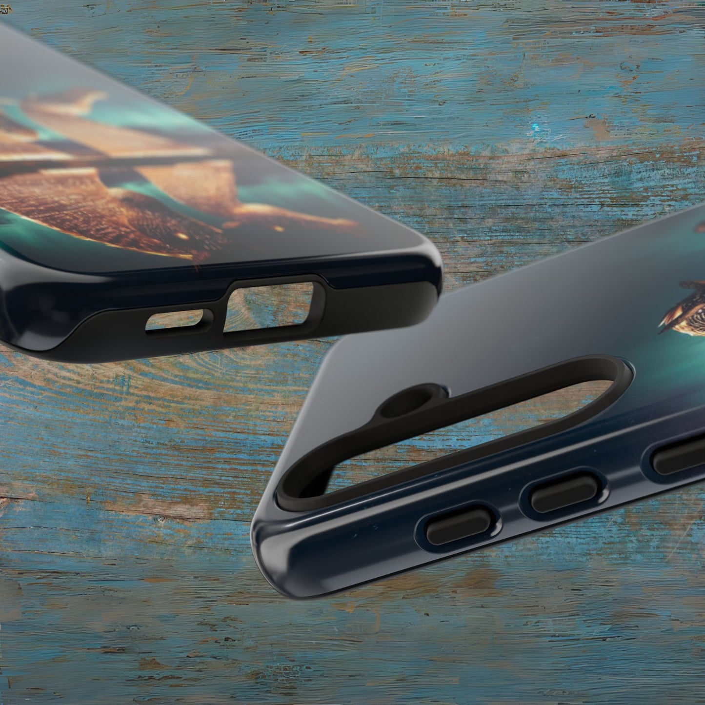 Kelpies Northern Lights Art Variant Phone Case, Scotland, Samsung