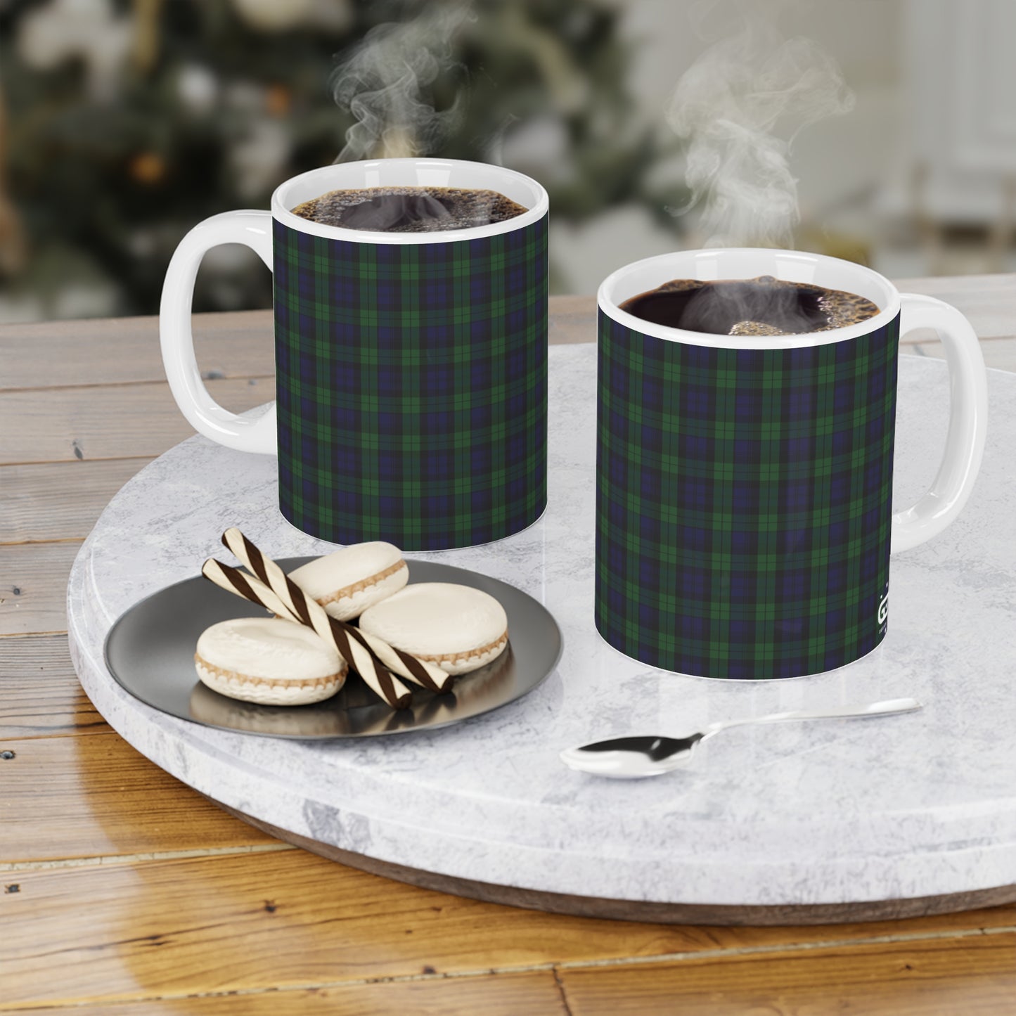 Tartan Mug - Black Watch Tartan, Scottish, Various Sizes