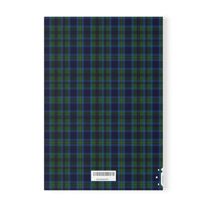 Scottish Tartan Softcover A5 Notebook - Miller