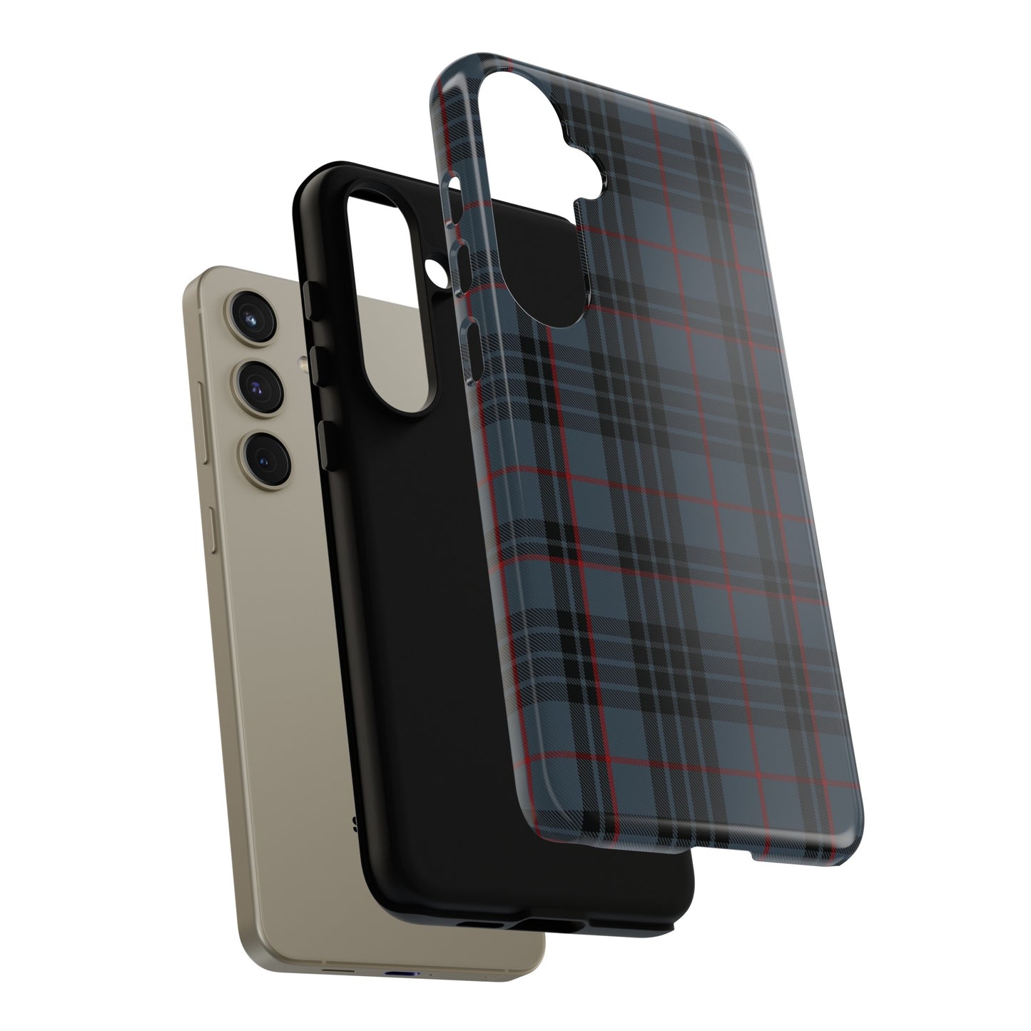 Étui de téléphone à motif tartan écossais - Mackay Blue, divers