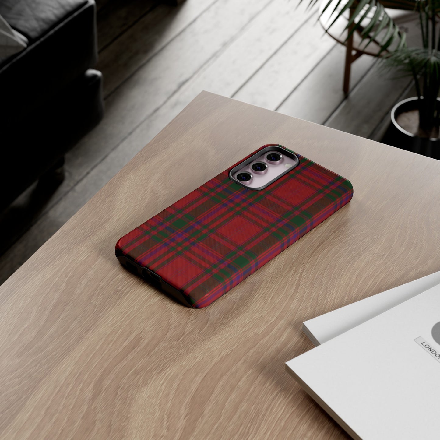 Étui de téléphone à motif tartan écossais - MacDougall, Divers