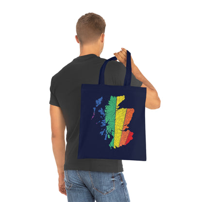 Scotland Pride Road Clan Map Cotton Tote Bag