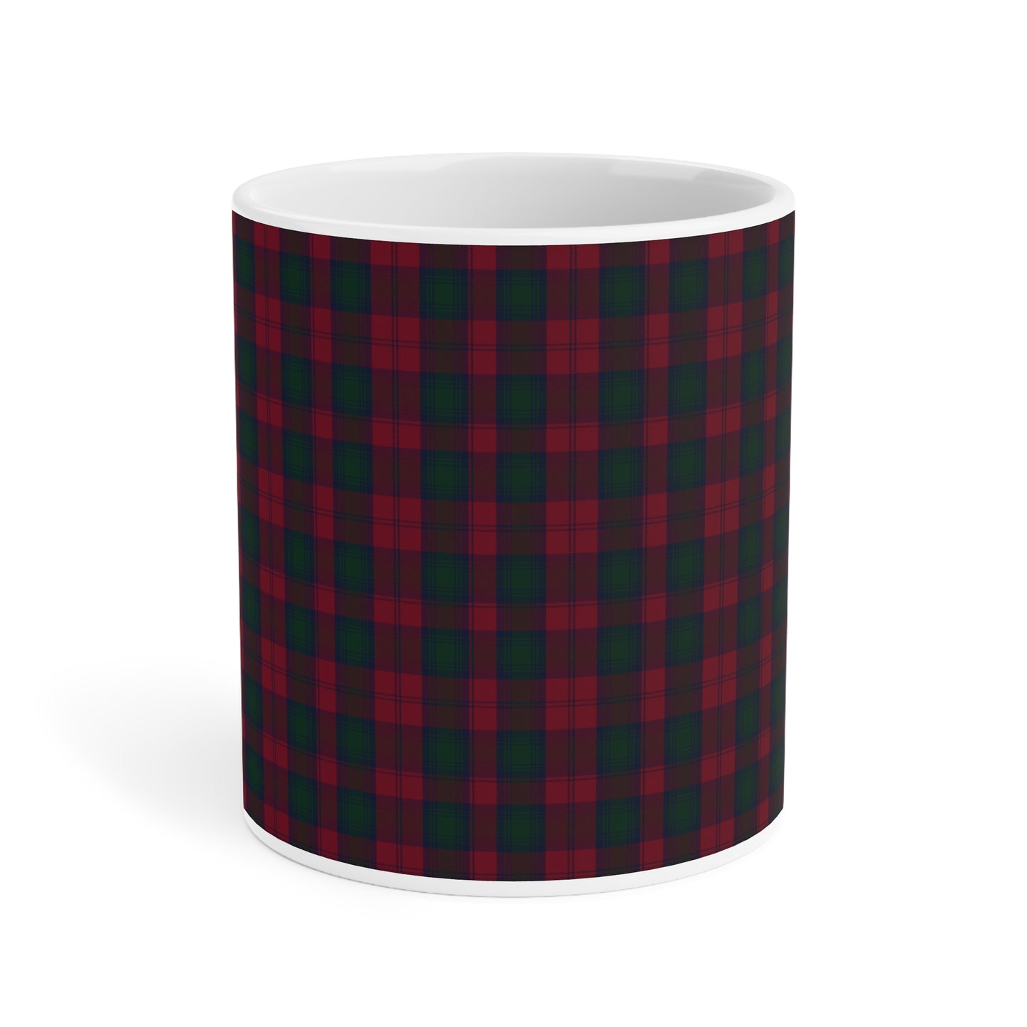 Tartan Mug - Lindsay Tartan, Scottish, Various Sizes