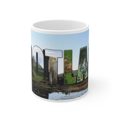 Eilean Donan Castle Scotland Photo Mug, Coffee Cup, Tea Cup, Scottish Art, Scottish Landmarks, Scottish Nature, White