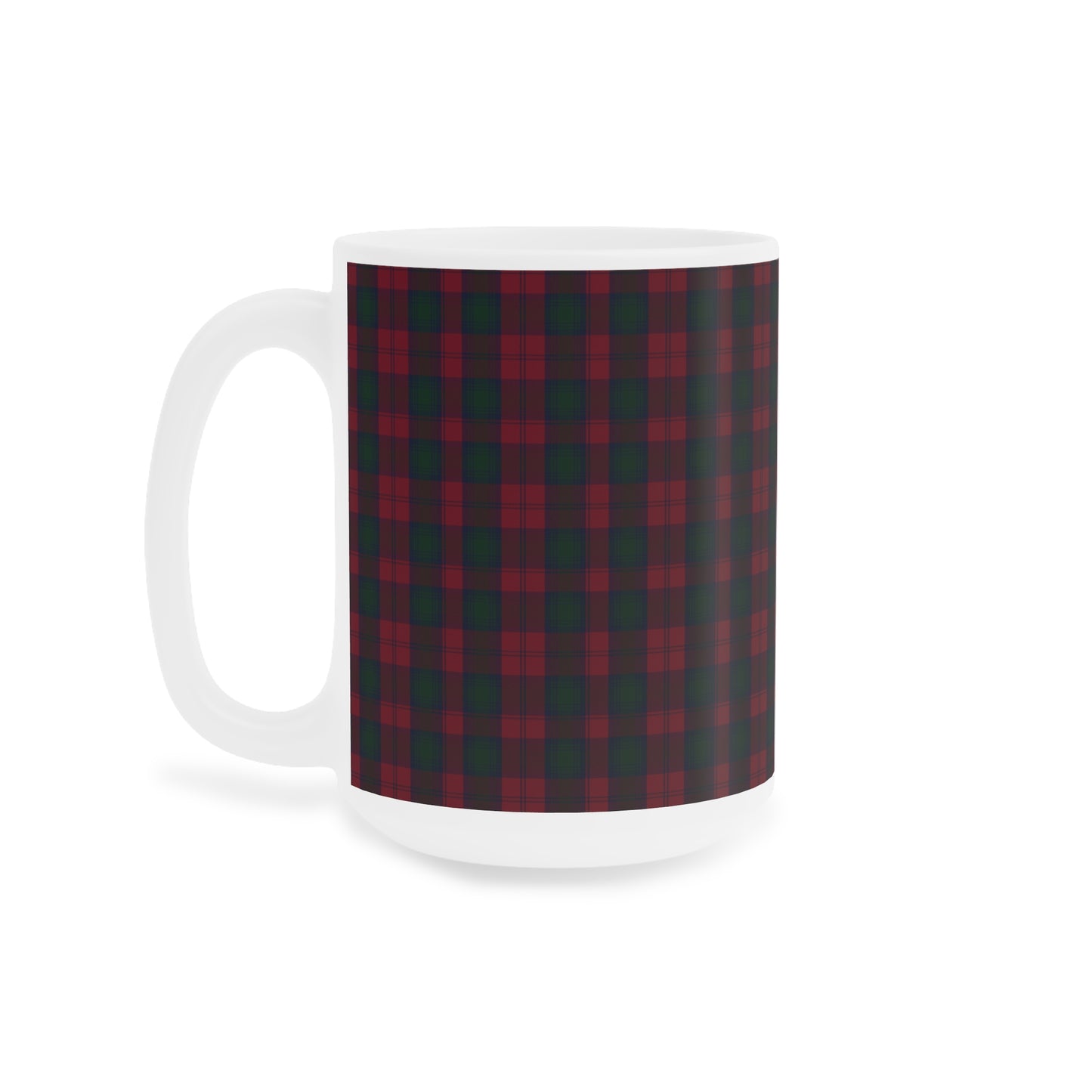 Tartan Mug - Lindsay Tartan, Scottish, Various Sizes