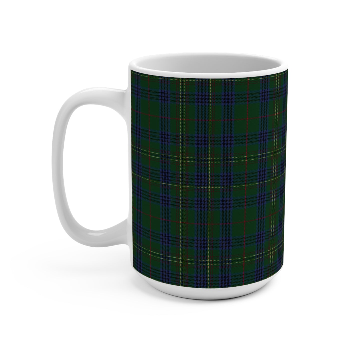 Scottish Tartan Mug 15oz, Kennedy Tartan