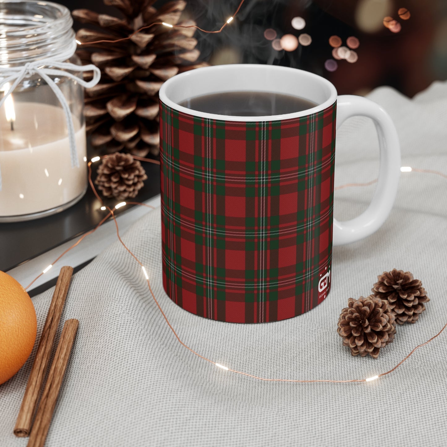 Scottish Tartan Mug 11oz, MacGregor Tartan