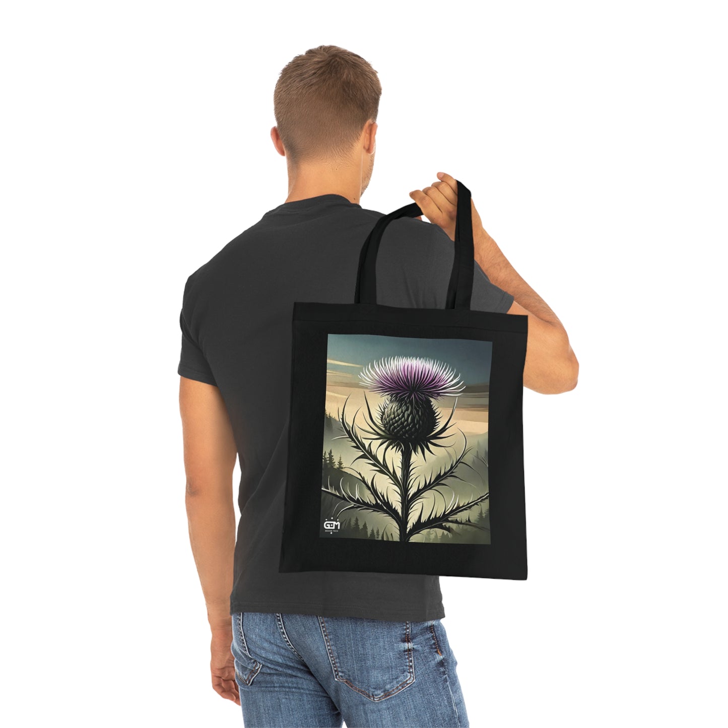 Scottish Nature Coloured Cotton Tote Bag