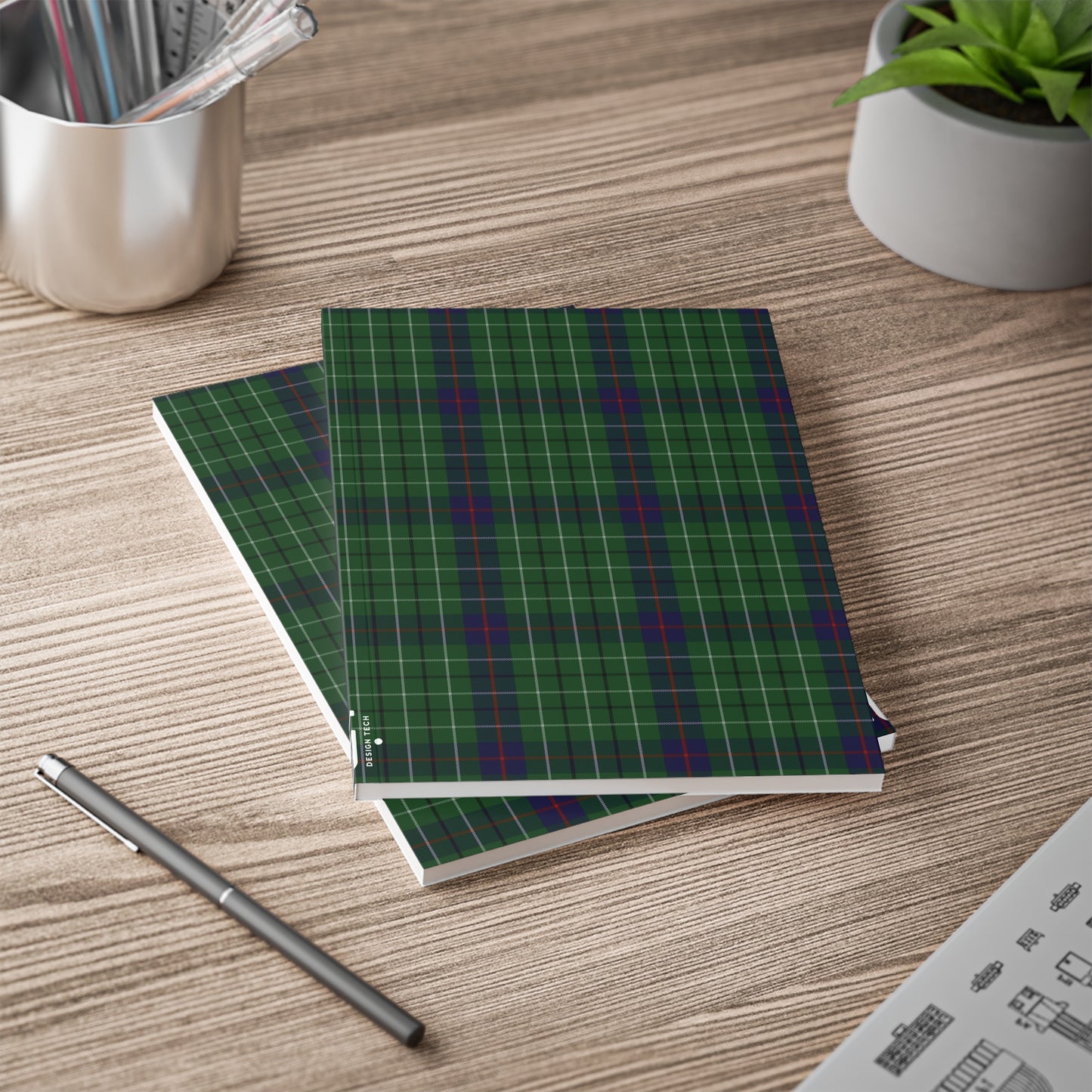 Scottish Tartan Softcover A5 Notebook - Duncan