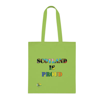 Scotland Pride Progress Map Cotton Tote Bag