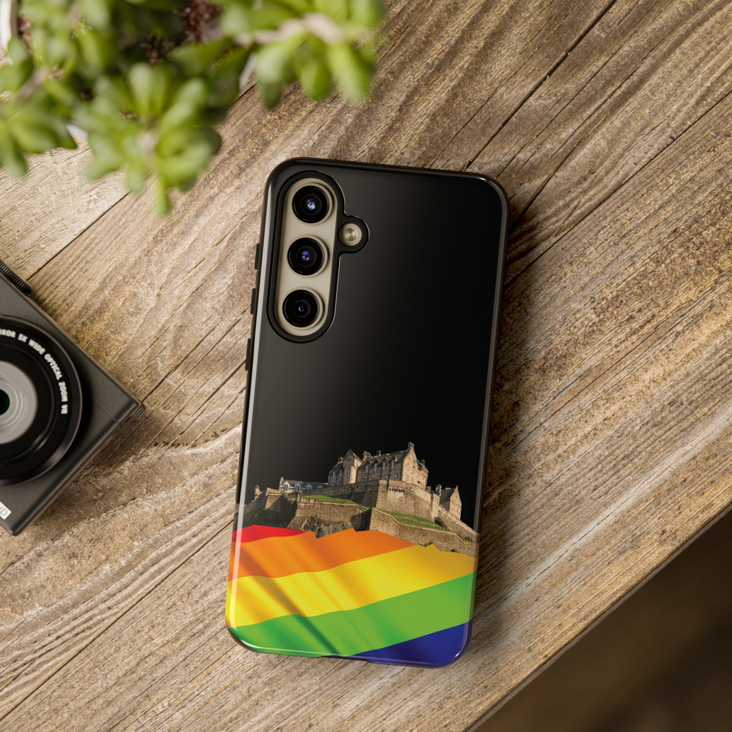 Edinburgh Castle Pride Rockface Phone Case - Flag, Various